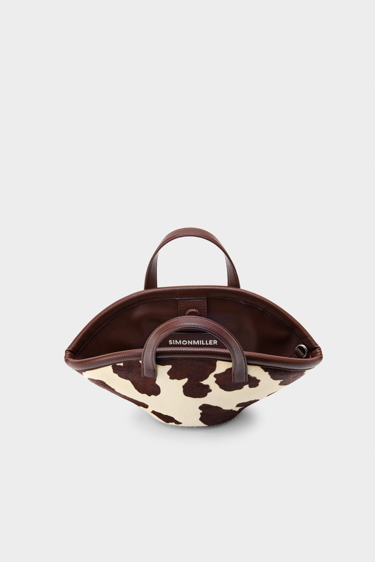 Simon Miller Haircalf Mini Mercado Tote Cow Print