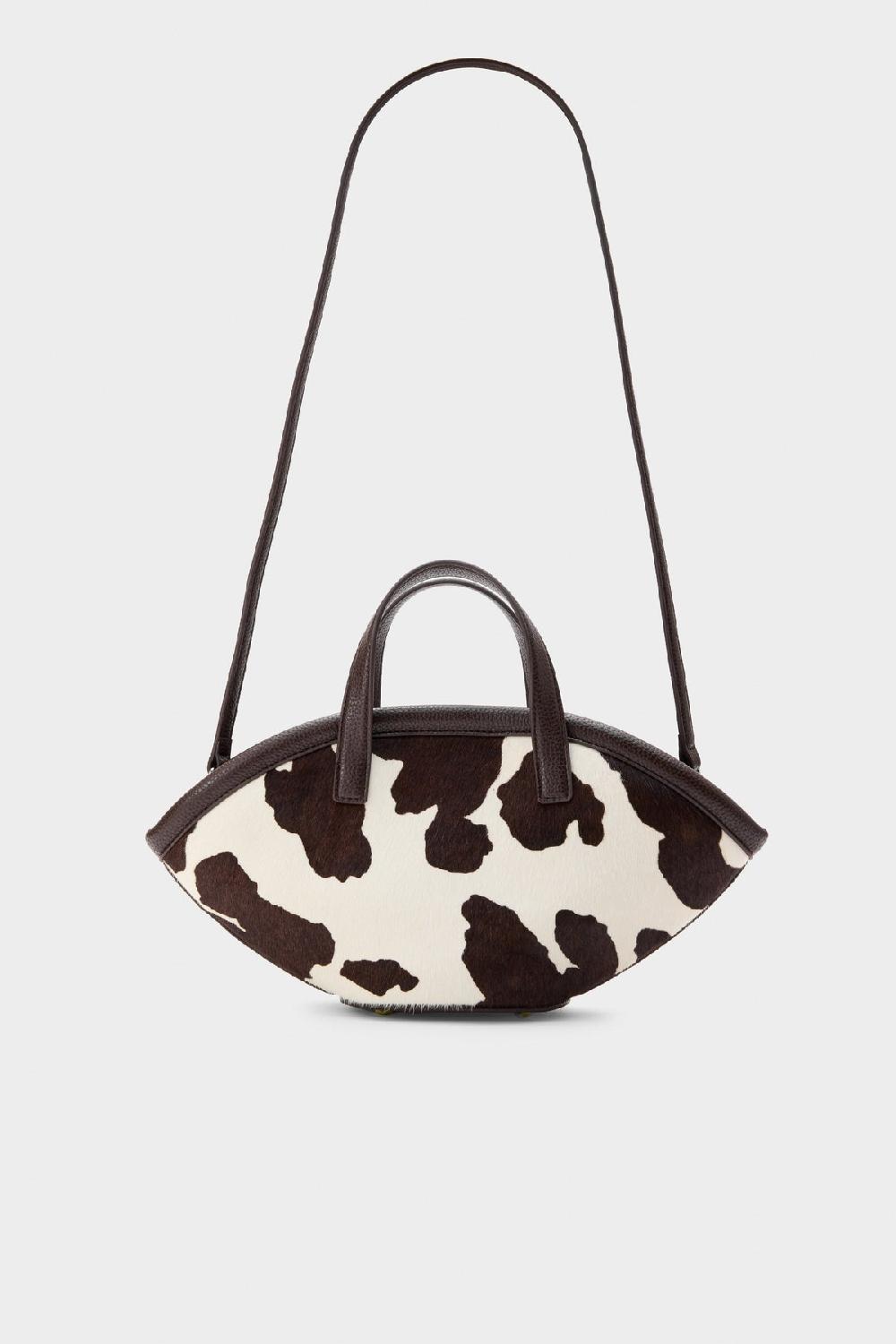 Simon Miller Haircalf Mini Mercado Tote Cow Print