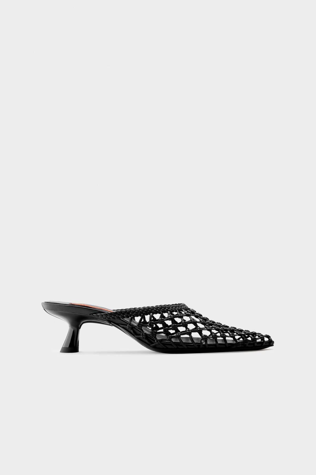 simon miller knotted gala mule BLACK