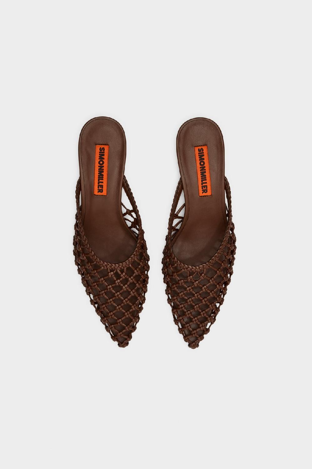 Simon Miller Knotted Gala Mule CHOCOLATE