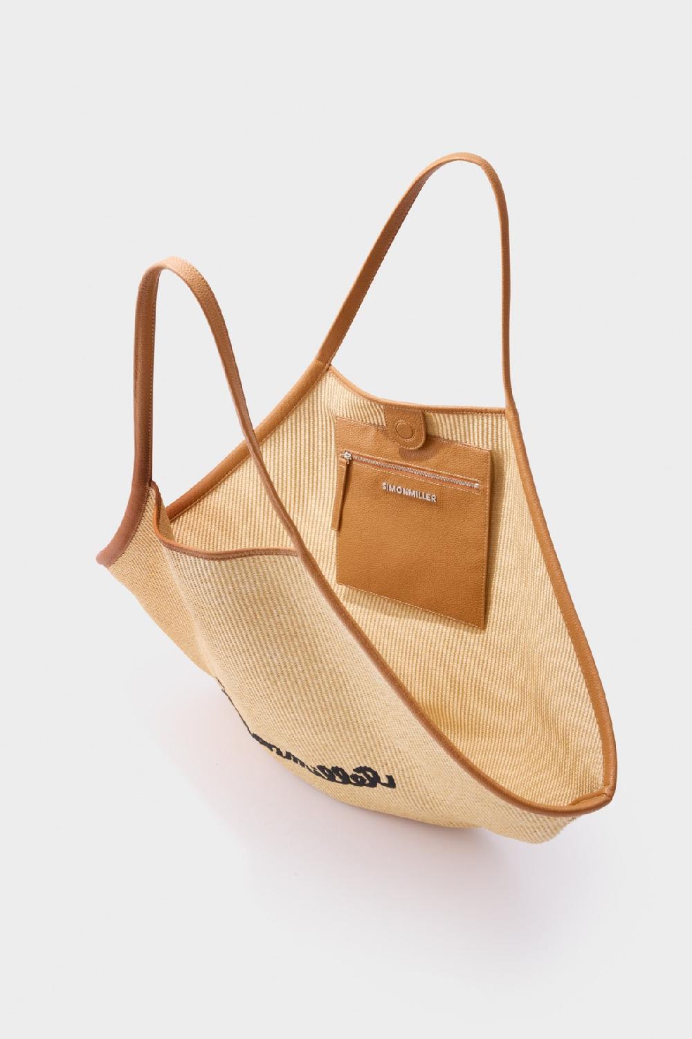 Simon Miller Large Mercado Tote NATURAL/BLACK