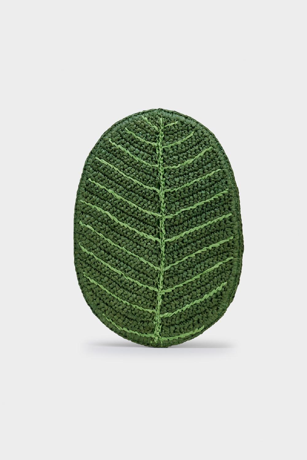 Simon Miller Leaf Clutch GRASS GREEN