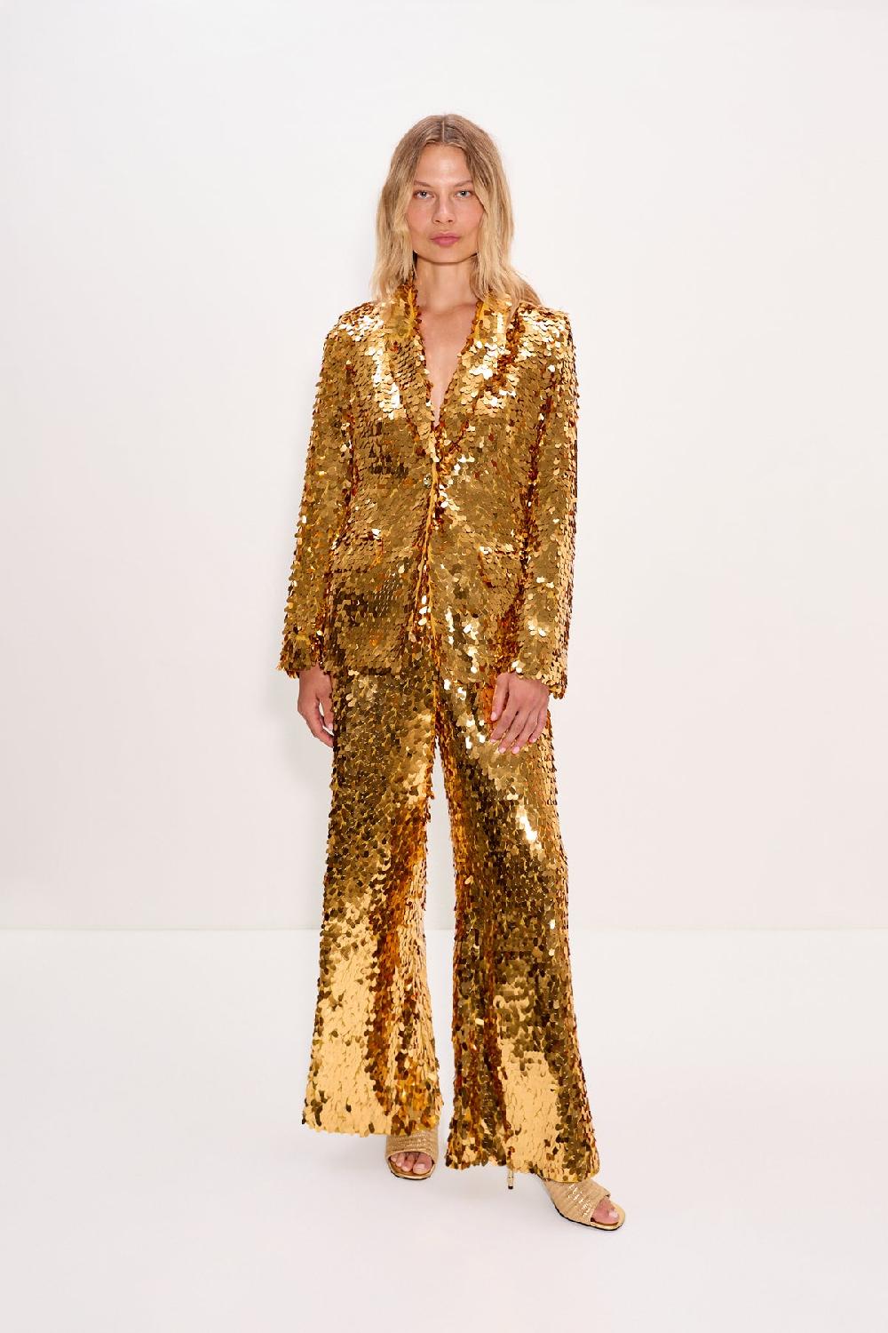 Simon Miller Leon Sequin Blazer STAR GOLD