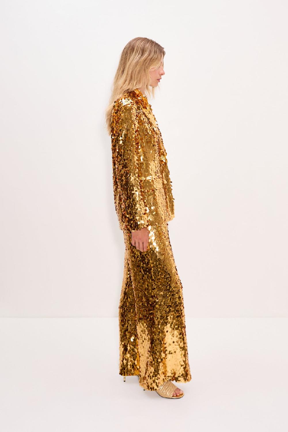 Simon Miller Leon Sequin Blazer STAR GOLD