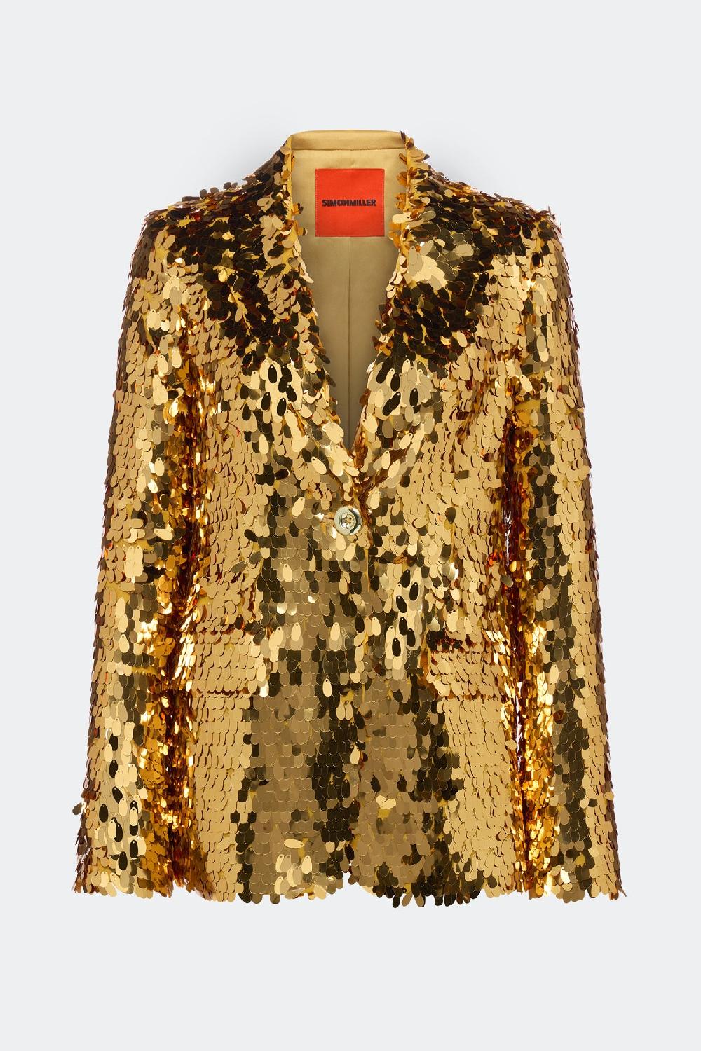 simon miller leon sequin blazer STAR GOLD