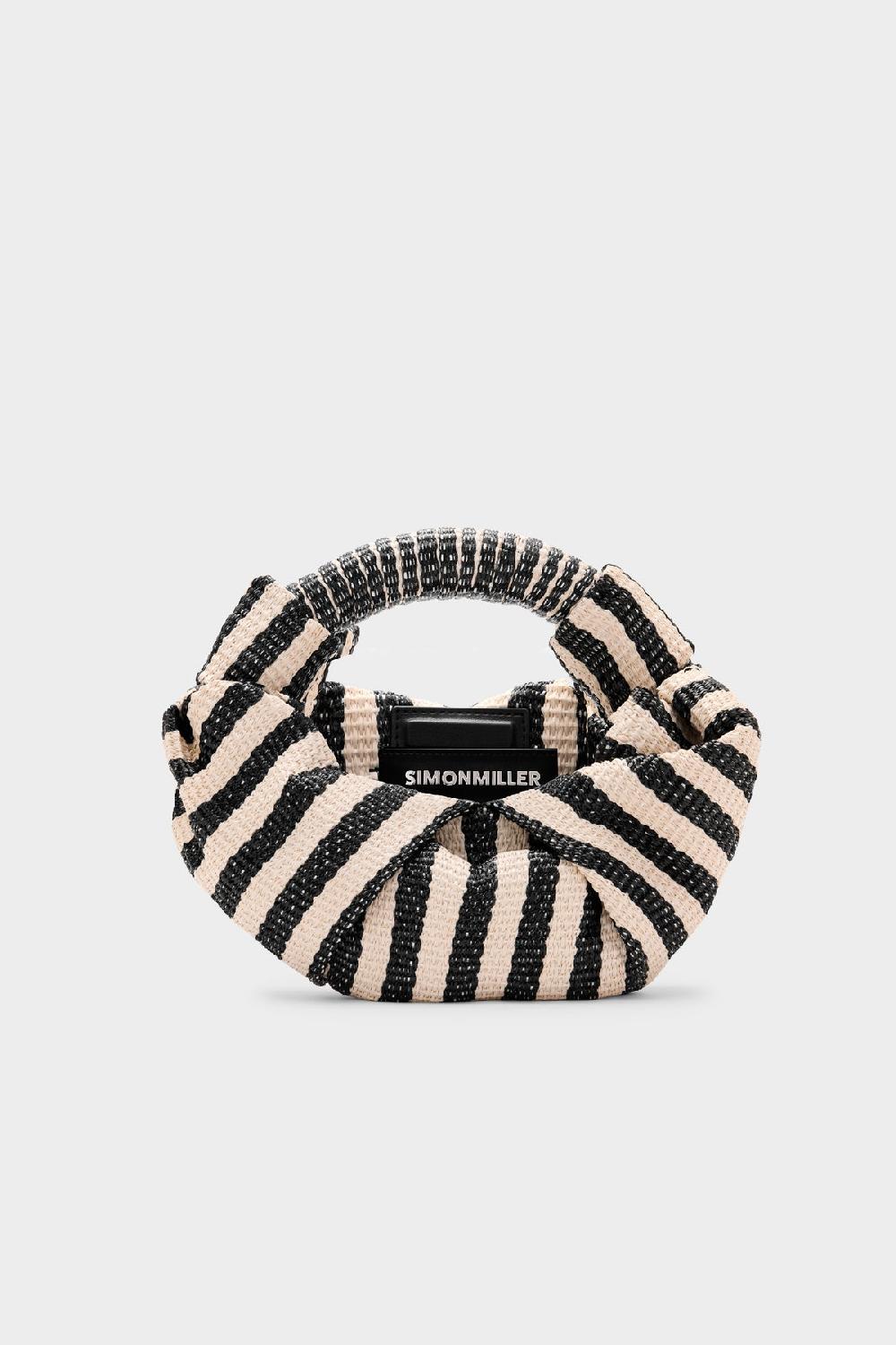 Simon Miller Lopsy Bag Black/White Stripe