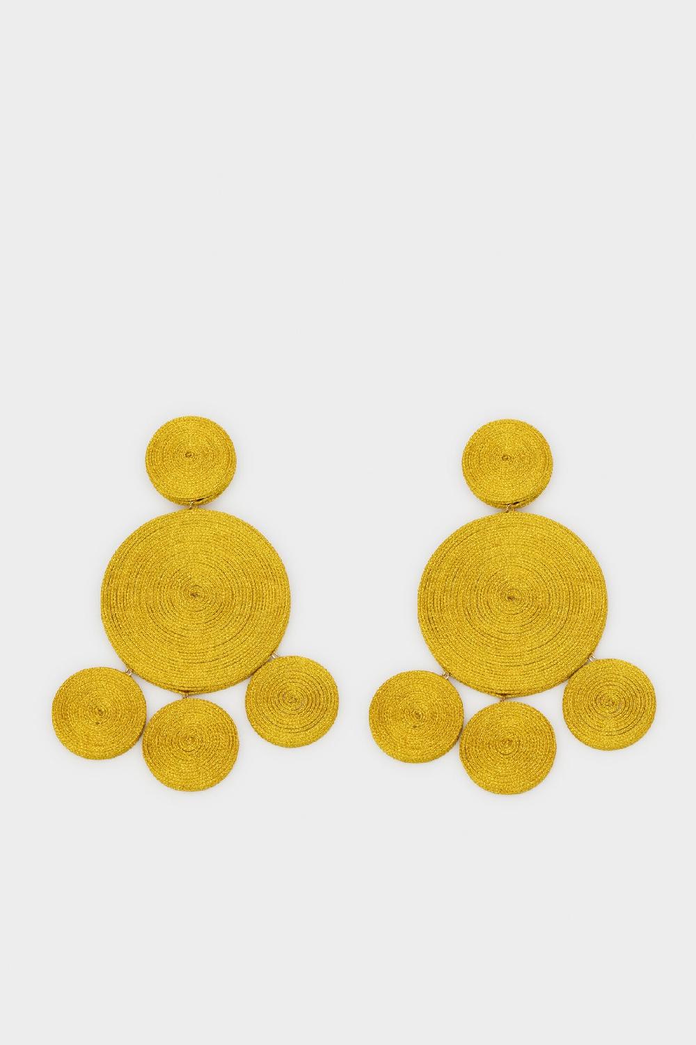 Simon Miller Lurex Deco Earring STAR GOLD