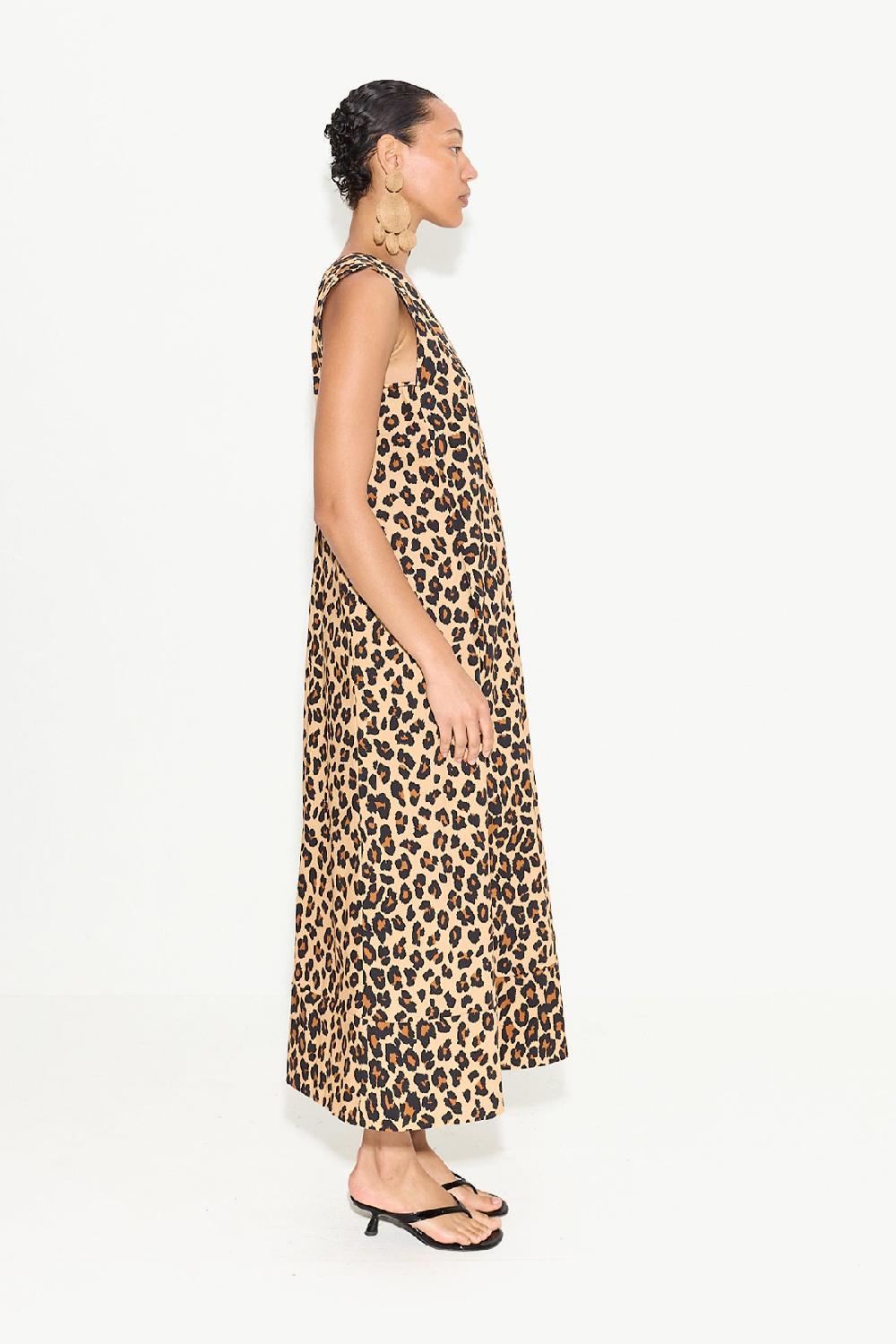 Simon Miller Mar Poplin Dress LEOPARD