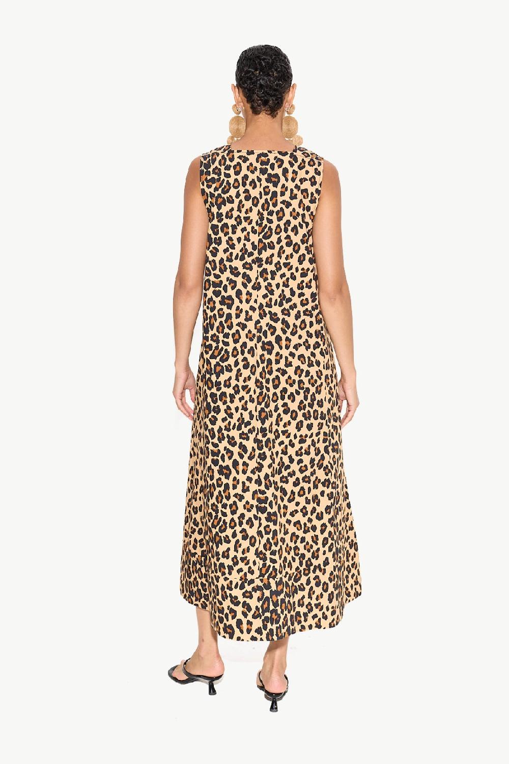 Simon Miller Mar Poplin Dress LEOPARD