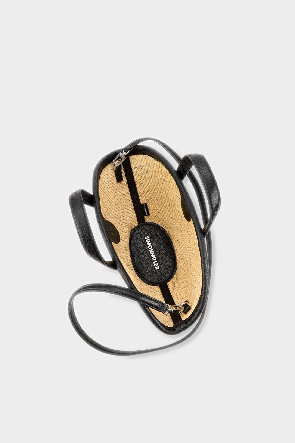 Simon Miller Mini Mercado Tote BLACK/NATURAL ZEBRA