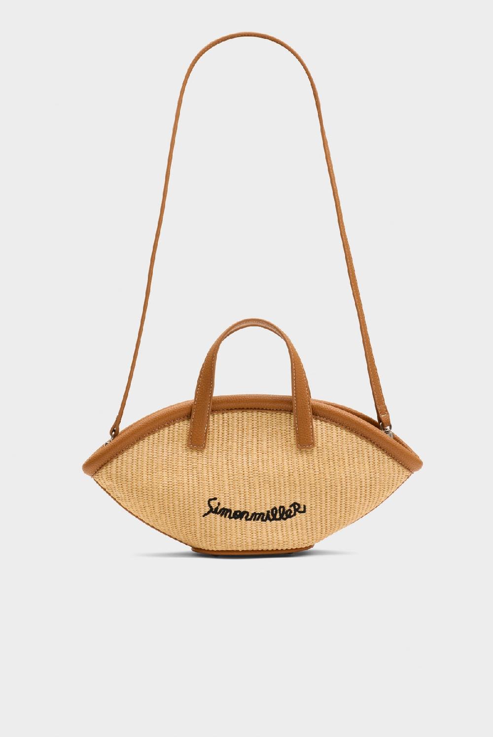 Simon Miller Mini Mercado Tote NATURAL/BLACK