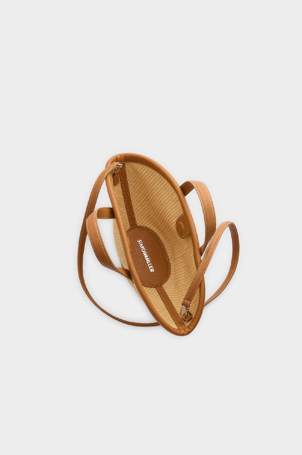 Simon Miller Mini Mercado Tote NATURAL/BLACK