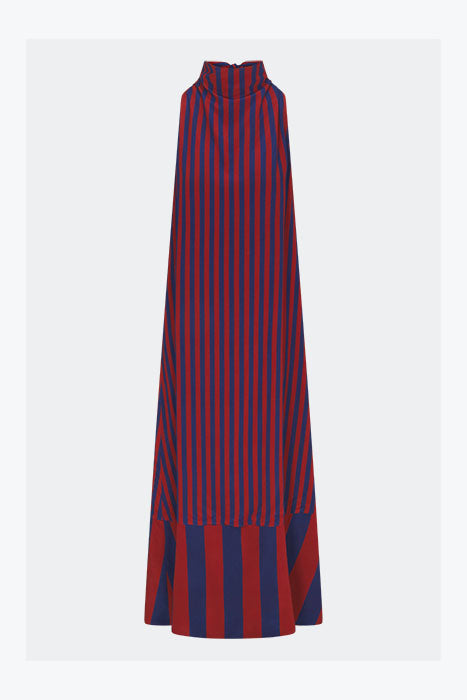 Simon Miller Mona Crepe Dress Navy/Henna