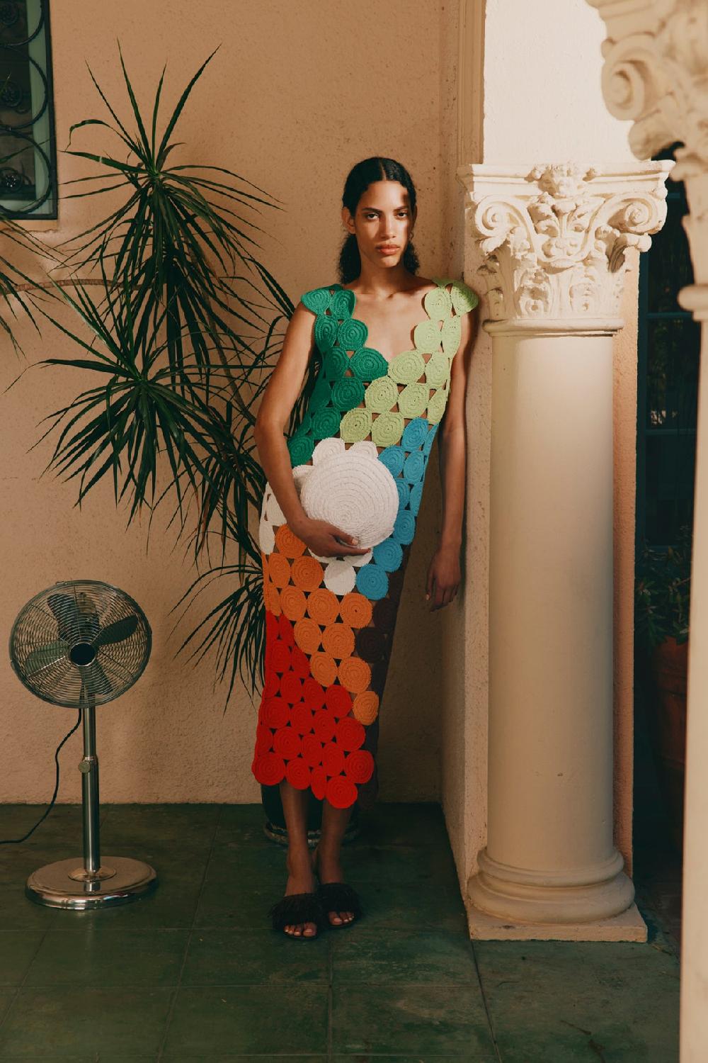 Simon Miller Muro Crochet Dress ISLAND MULTI