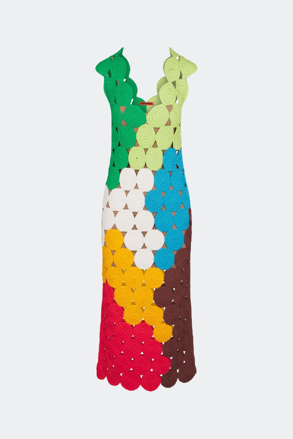 simon miller muro crochet dress ISLAND MULTI