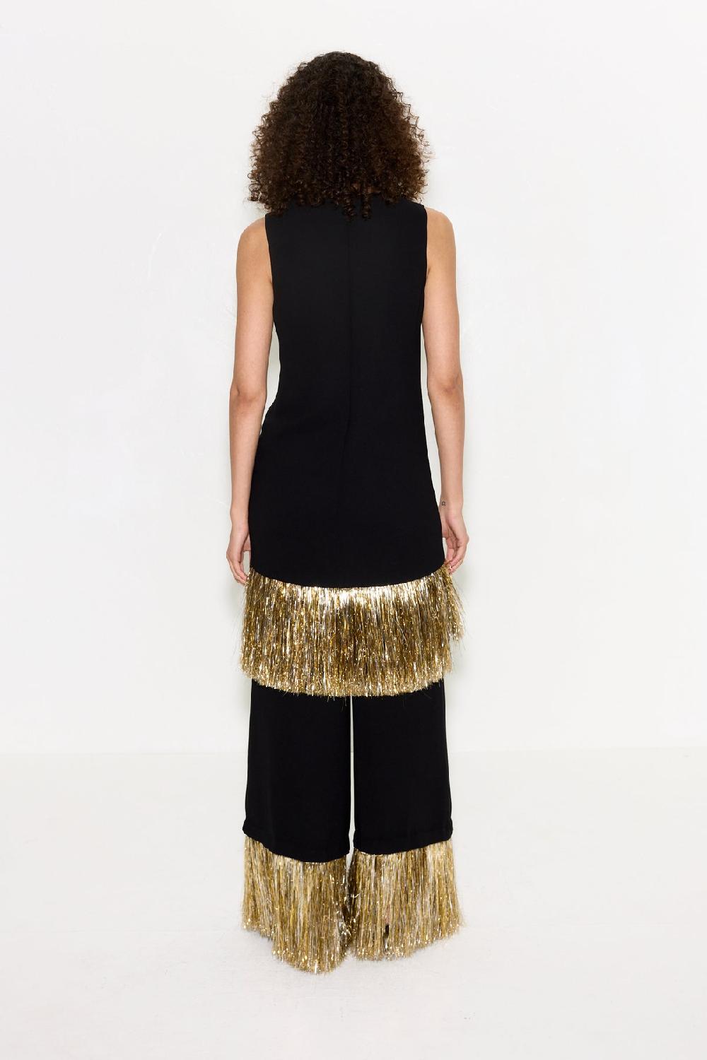 Simon Miller Nella Fringe Pant BLACK