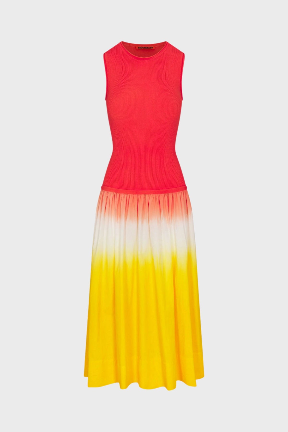 simon miller novo knit combo dress Sunset Dip Dye