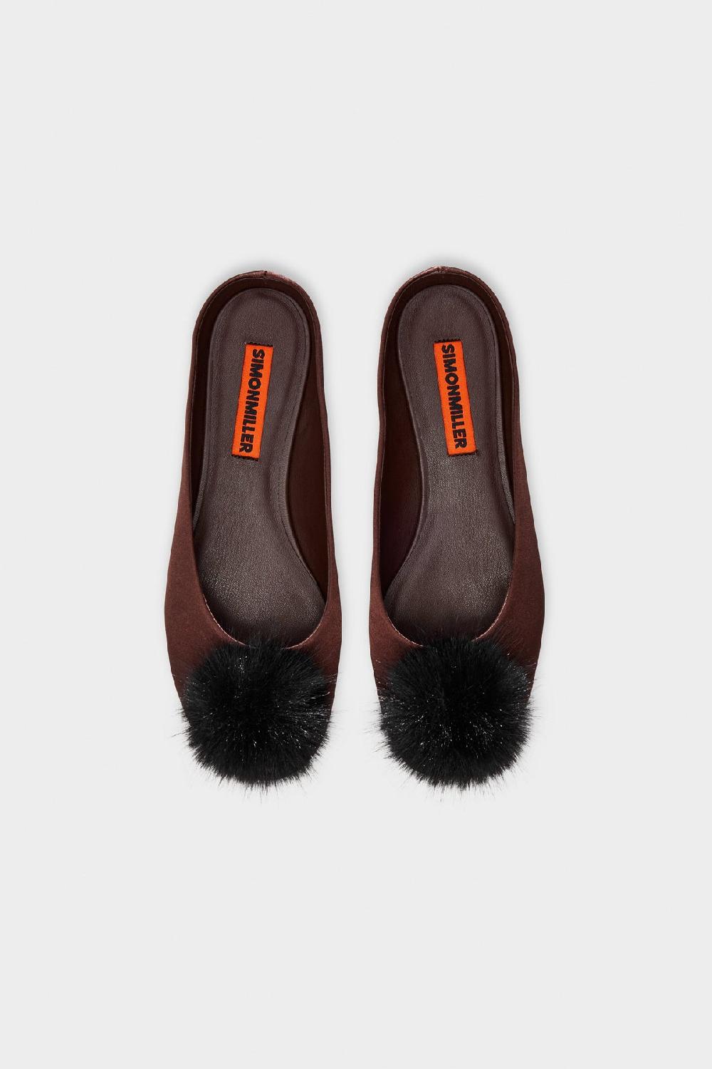 Simon Miller Pom Pom Riad Mule Espresso