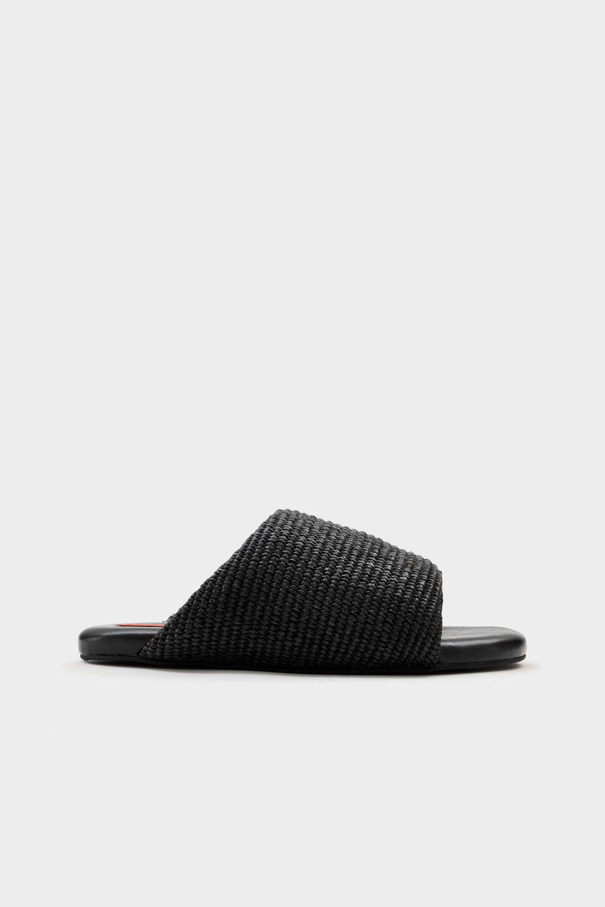 simon miller raffia bubble slide BLACK