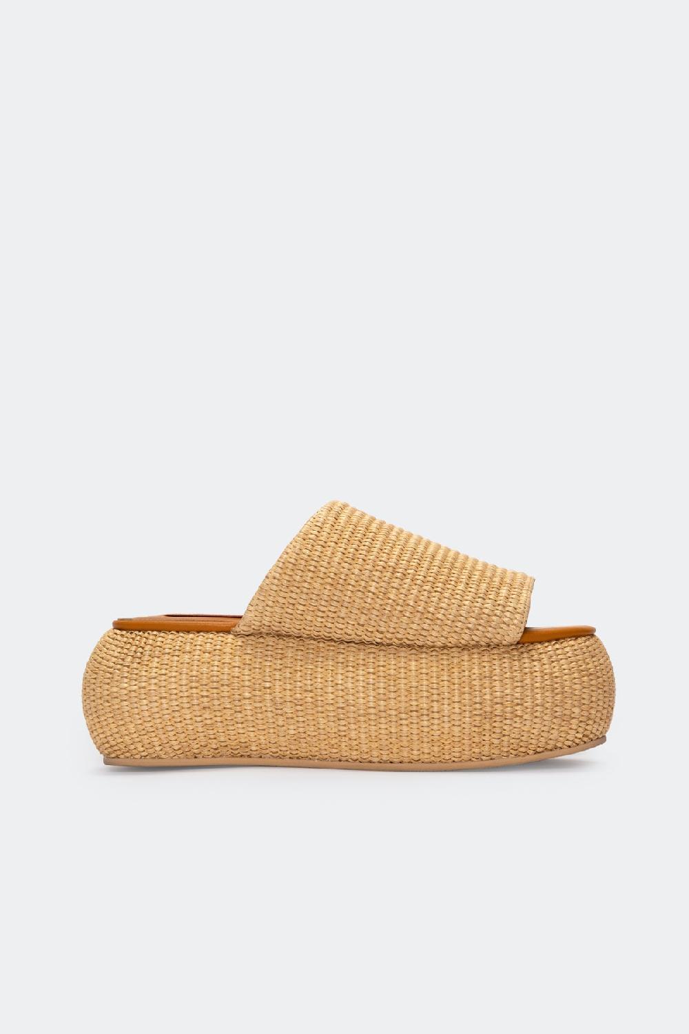 simon miller raffia cloudy platform NATURAL