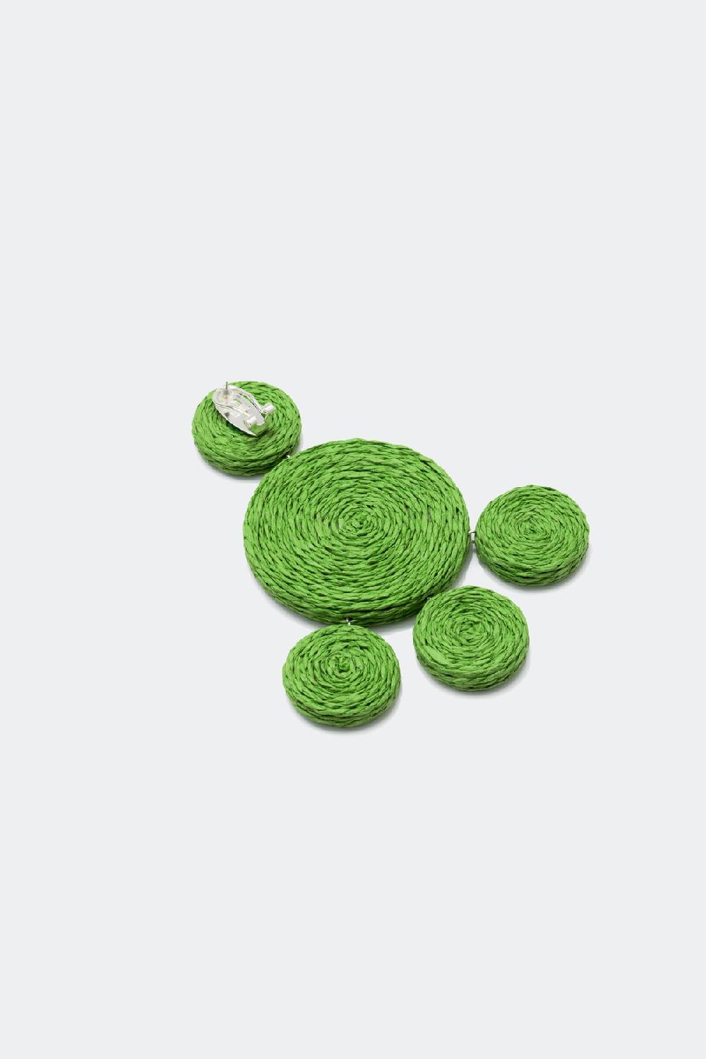 Simon Miller Raffia Deco Earring Gummy Green