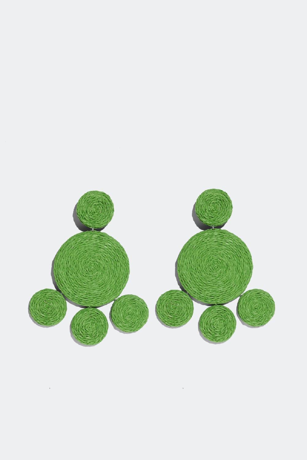 simon miller raffia deco earring Gummy Green