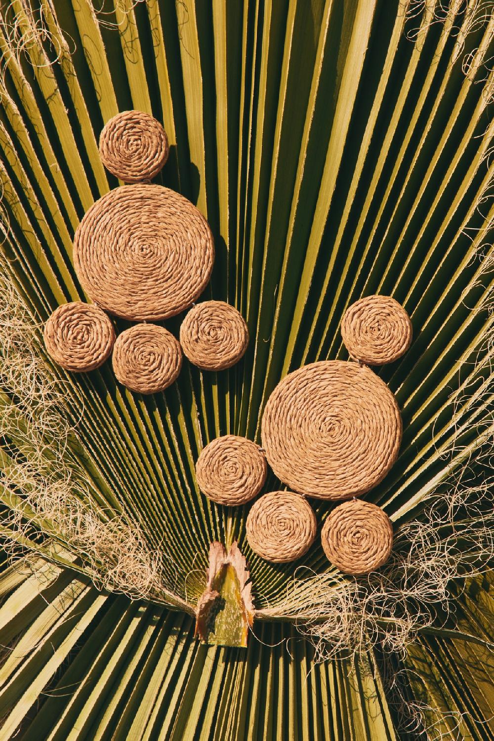 Simon Miller Raffia Deco Earring NATURAL