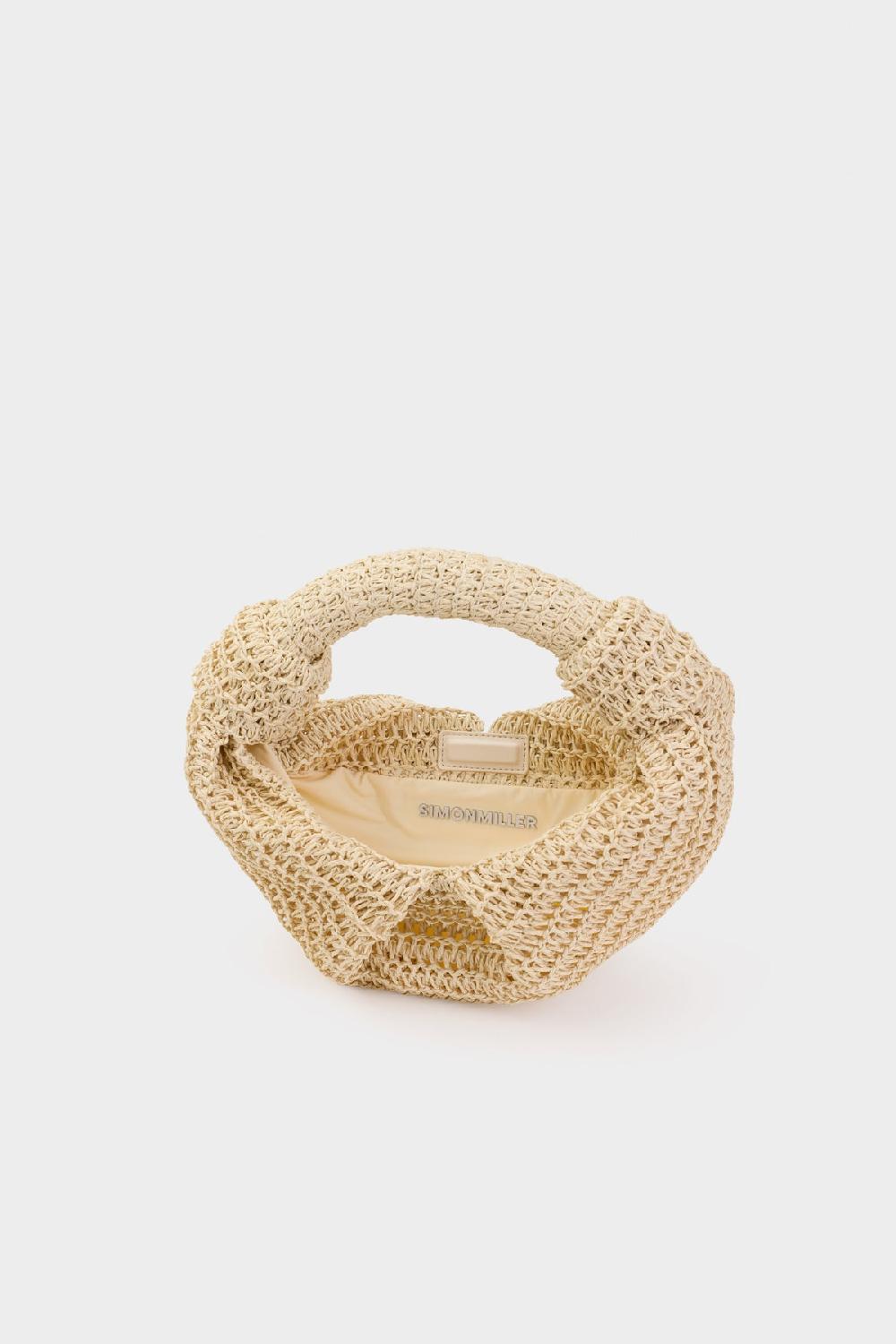 Simon Miller Raffia Lopsy Bag IVORY