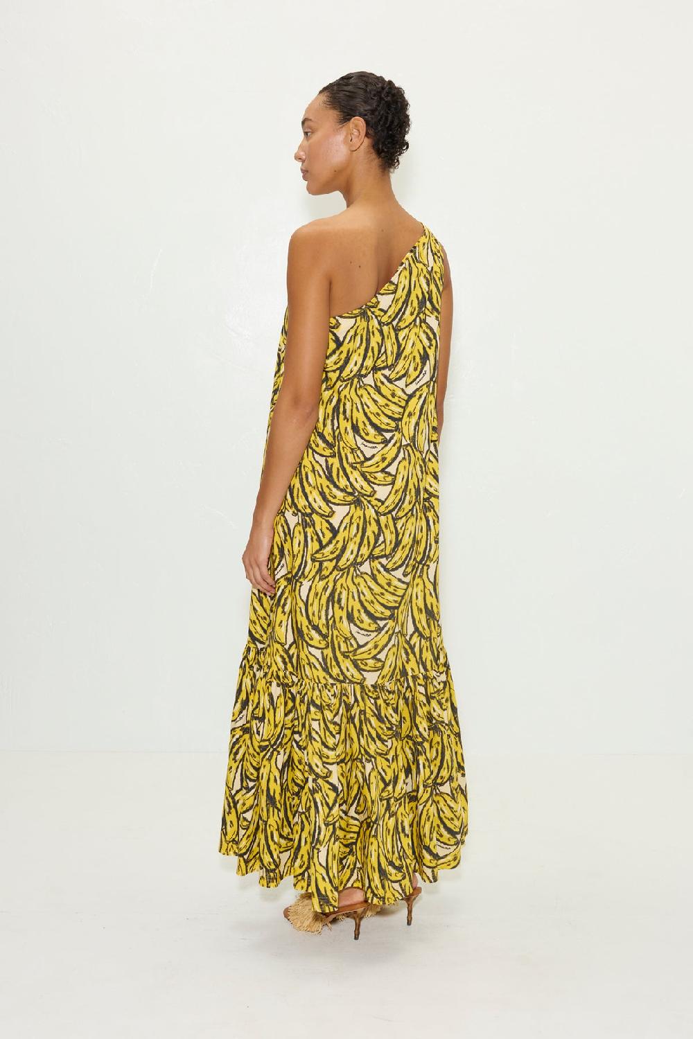 Simon Miller Rea Poplin Maxi Dress YELLOW BANANAS
