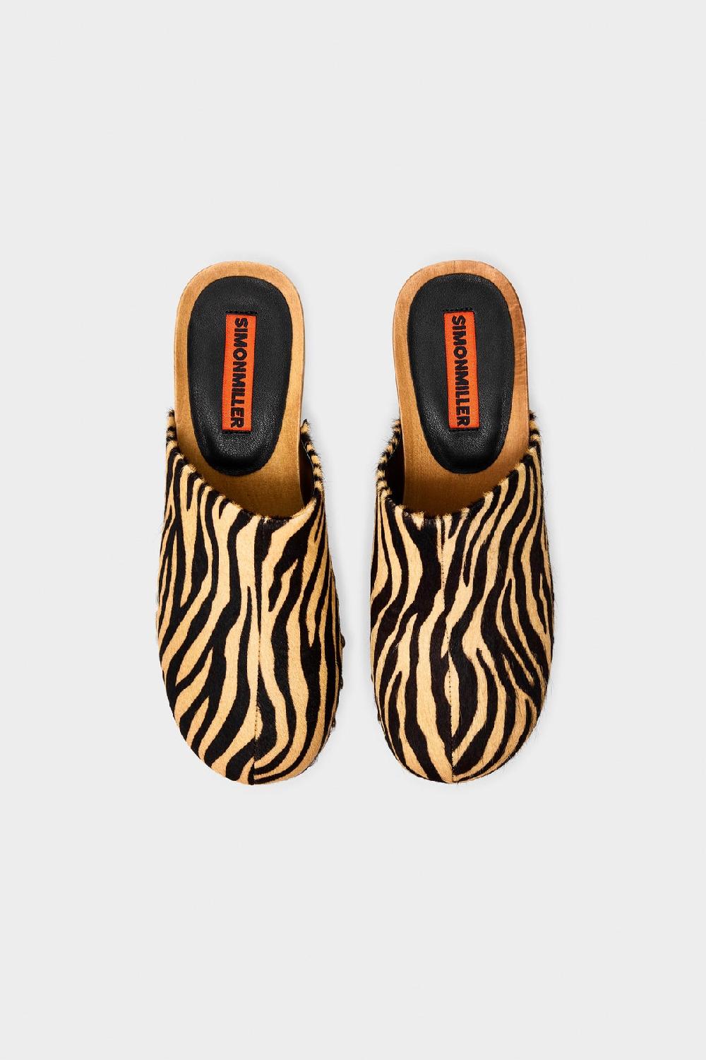 Simon Miller Rio Wood Clog Zebra