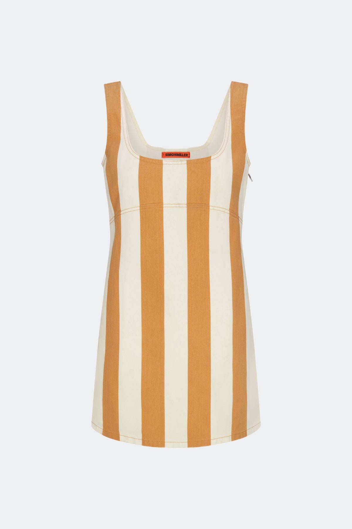 simon miller sahara striped denim dress TAN STRIPE