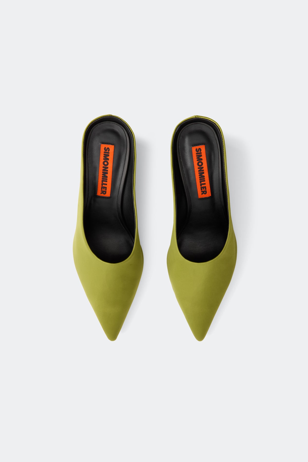 Simon Miller Satin Pointed Gala Wedge Moss