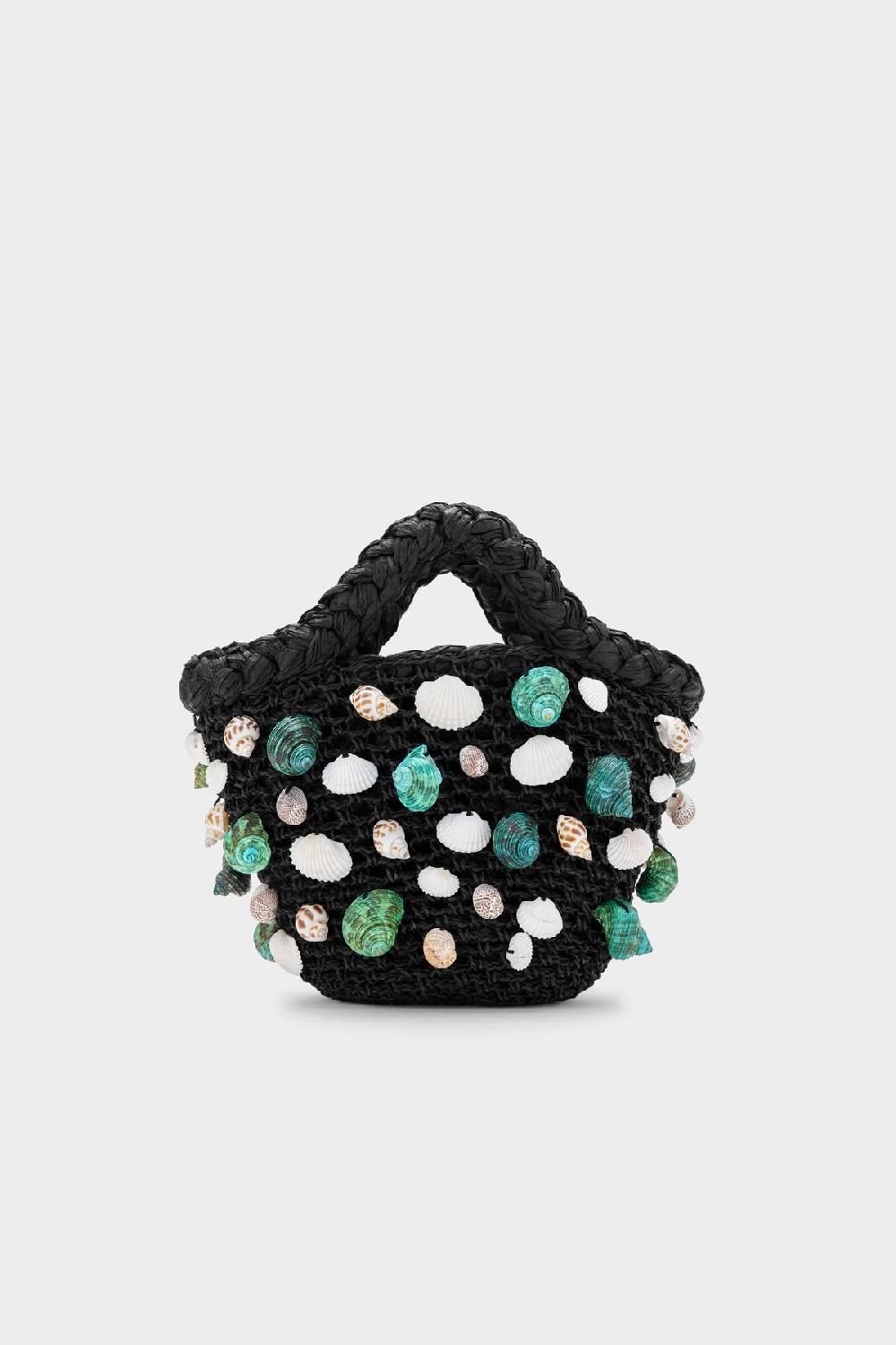 simon miller shelly bag Black/Teal Multi