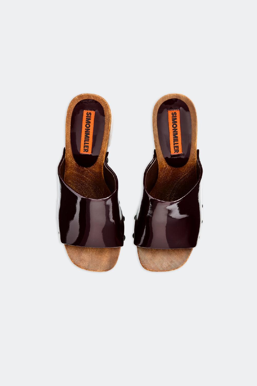 Simon Miller Sol Wood Sandal BORDEAUX