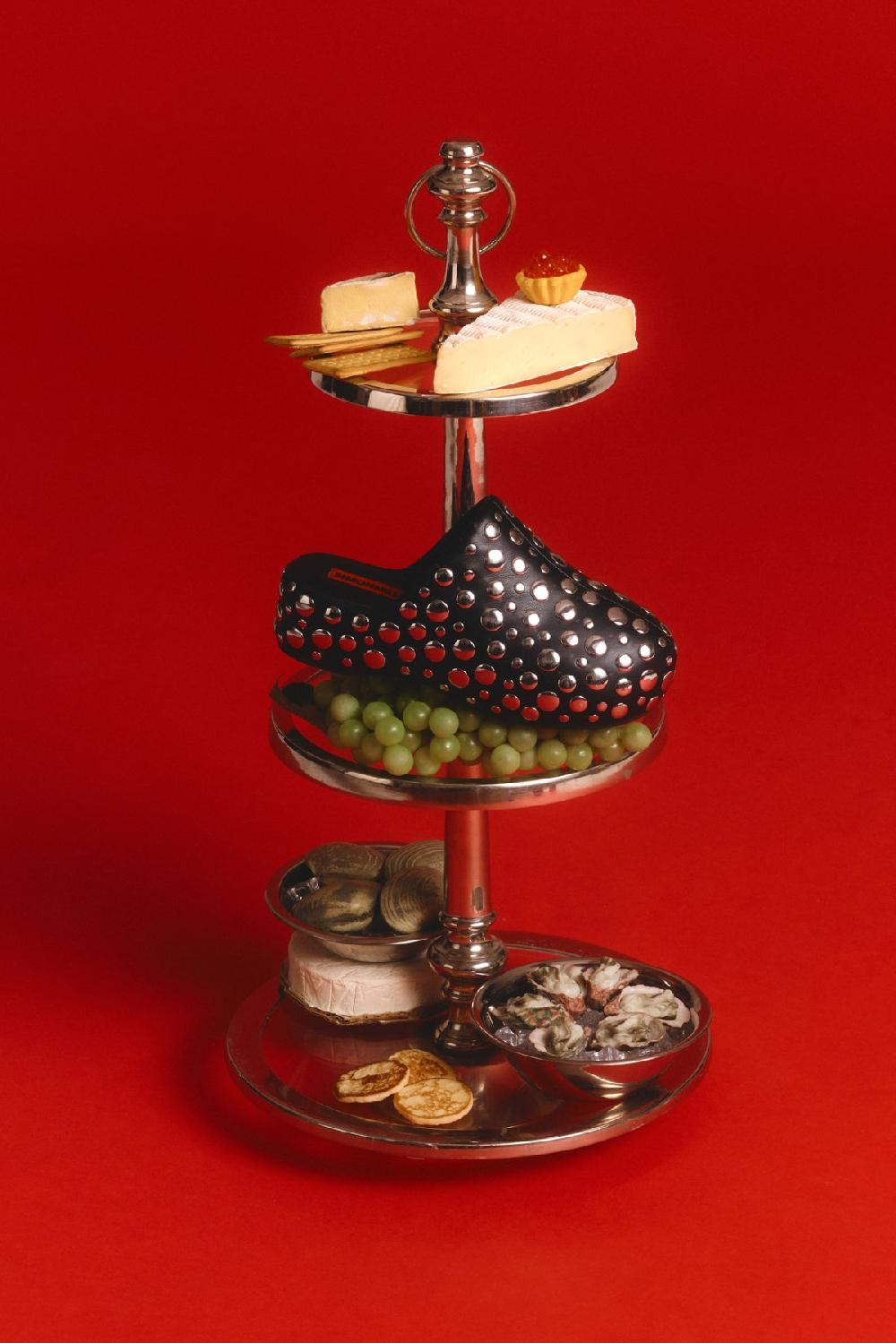 Simon Miller Studded Bubble Clog BLACK/SILVER