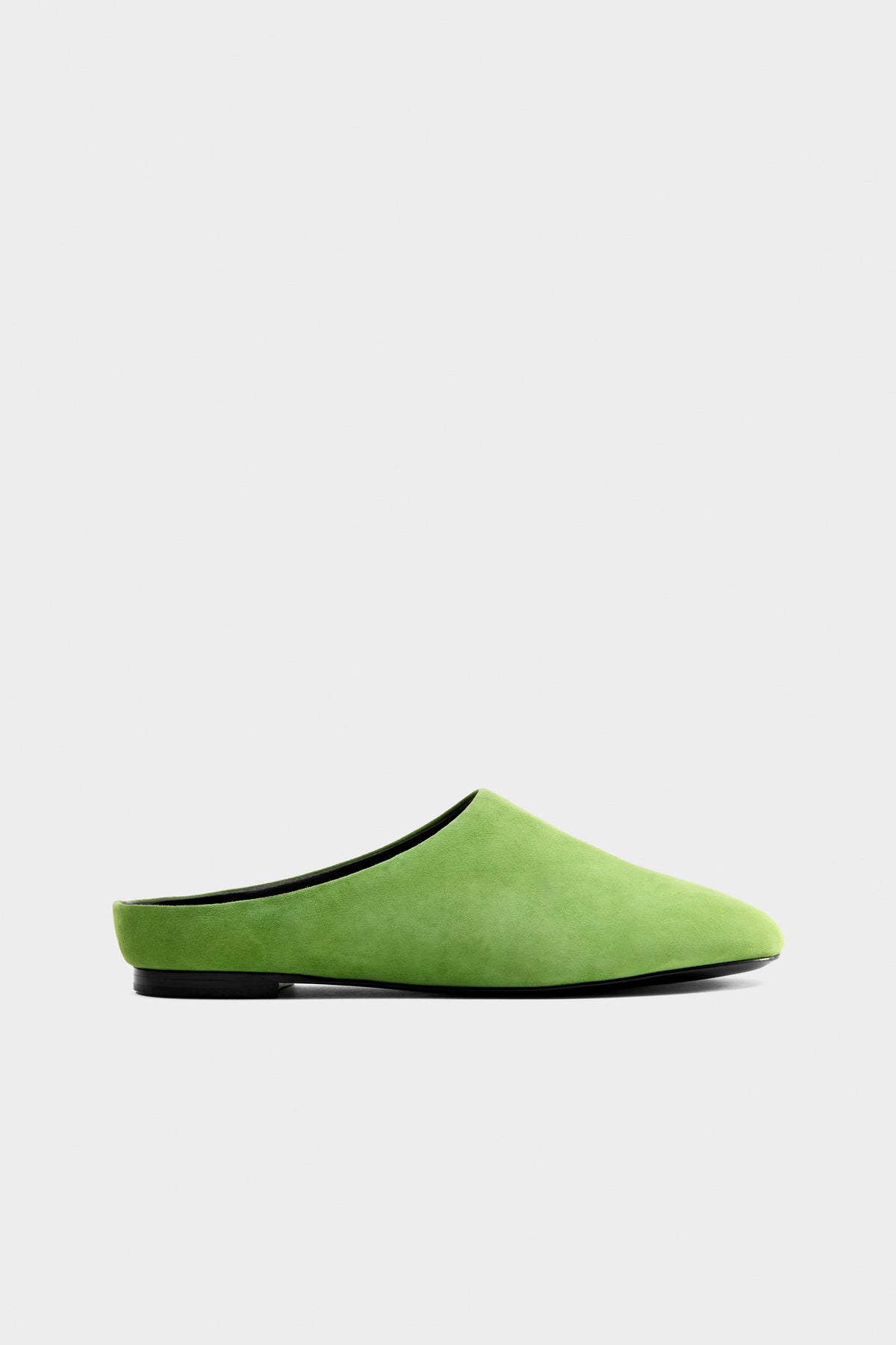 simon miller suede riad slipper Matcha