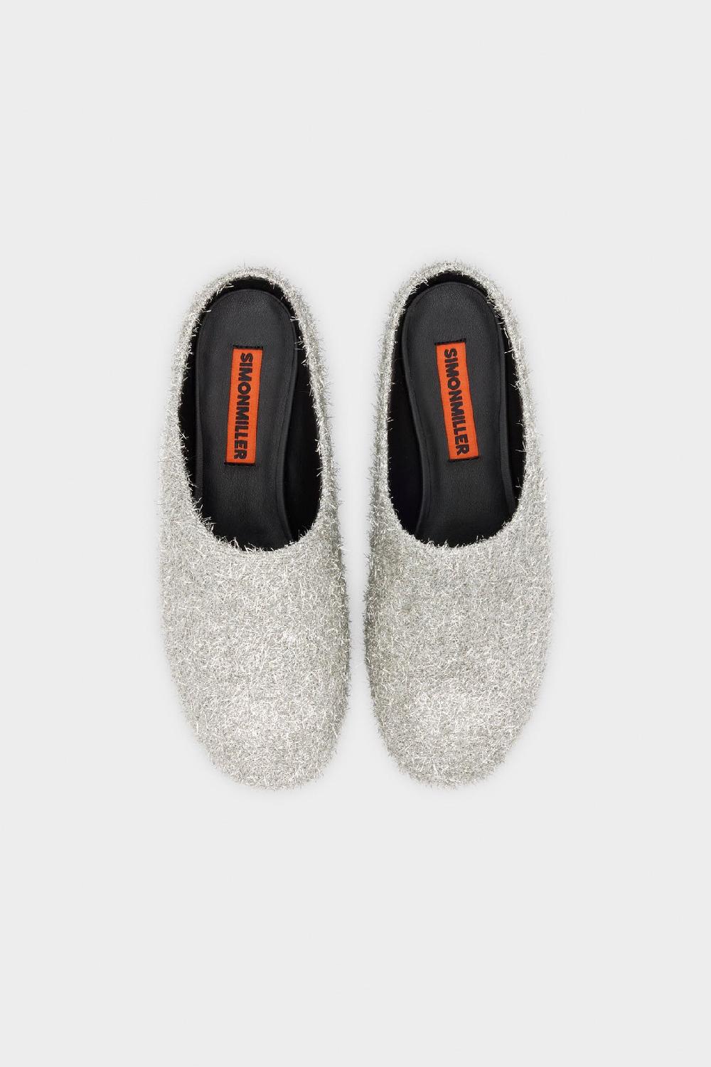 Simon Miller Tinsel Riad Slipper SILVER