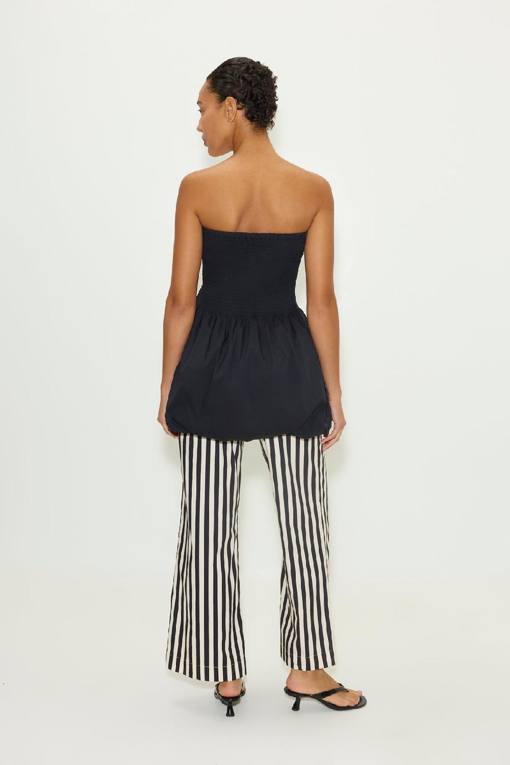 Simon Miller Via Smocked Mini Dress BLACK