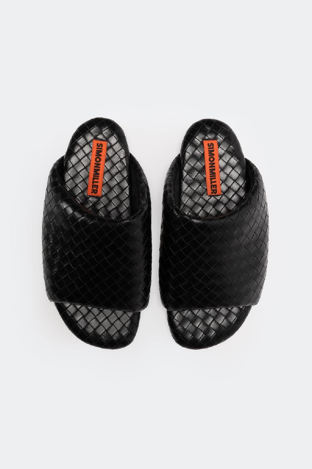 Simon Miller Woven Bubble Slide BLACK
