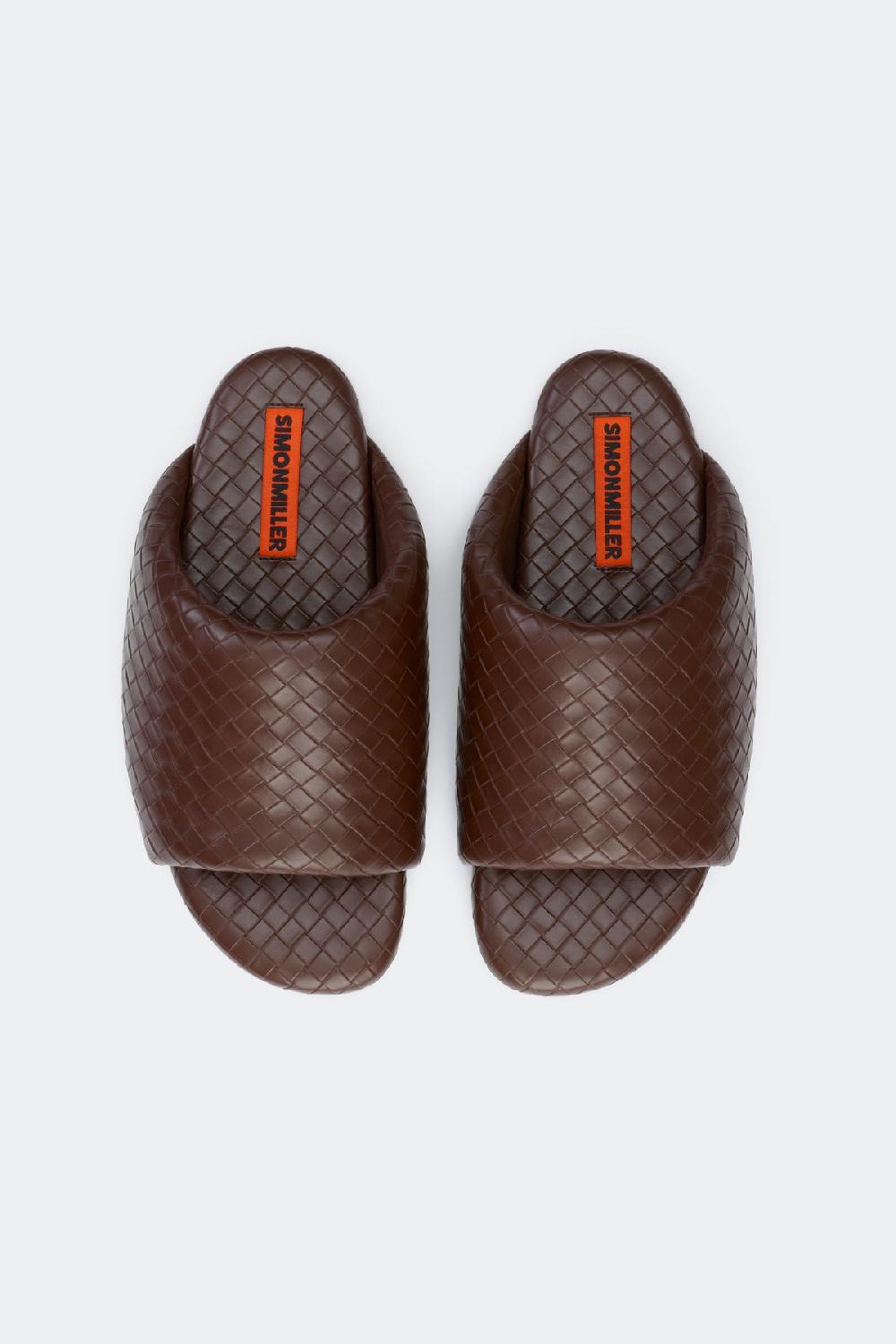 Simon Miller Woven Bubble Slide Chocolate