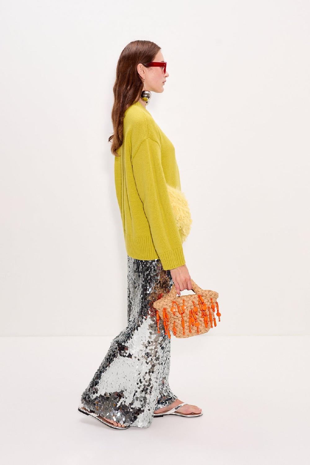 Simon Miller Zira Novelty Sweater Chartreuse