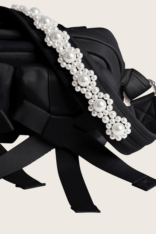 Simone Rocha Beaded Classic Bow Crossbody Bag