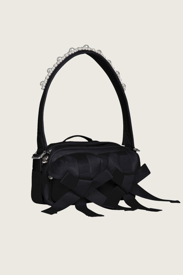 Simone Rocha Beaded Classic Bow Crossbody Bag