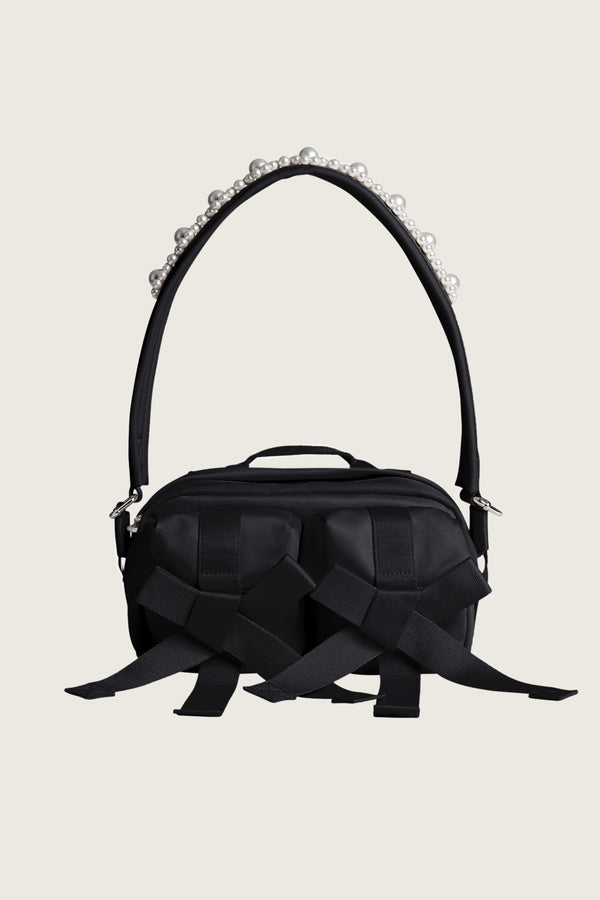 simone rocha Beaded Classic Bow Crossbody Bag