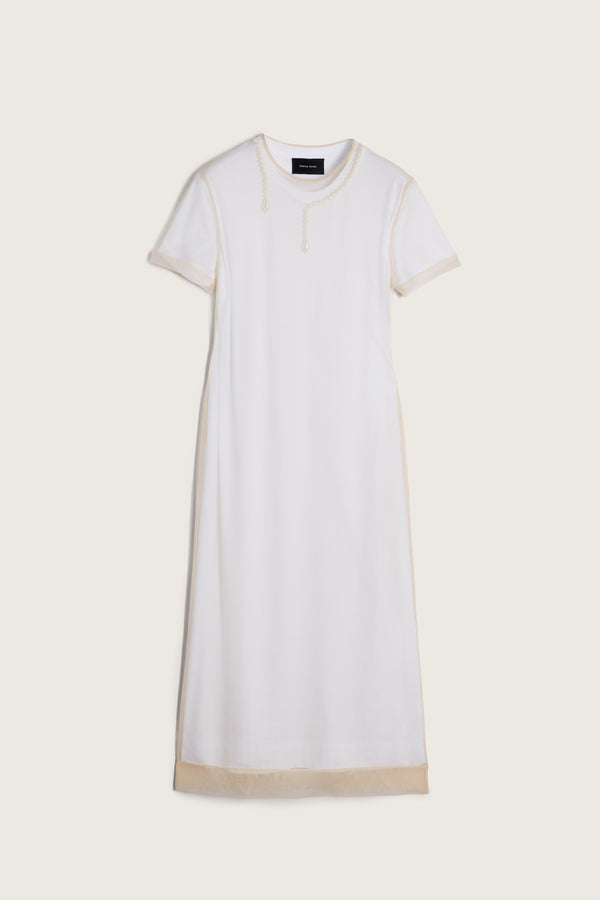 simone rocha Beaded Layered Liquid Dress