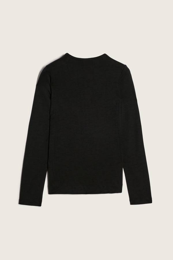 Simone Rocha Bow Ribbon Tail Long Sleeve T-Shirt