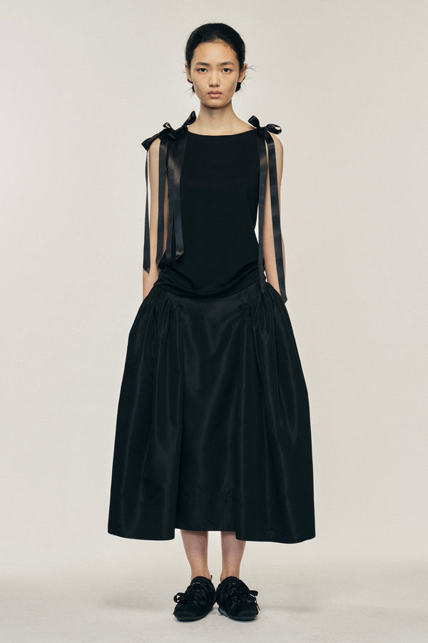 simone rocha Bow Ribbon Tail Tank