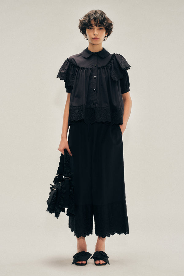 simone rocha Cropped Trim Easy Trousers