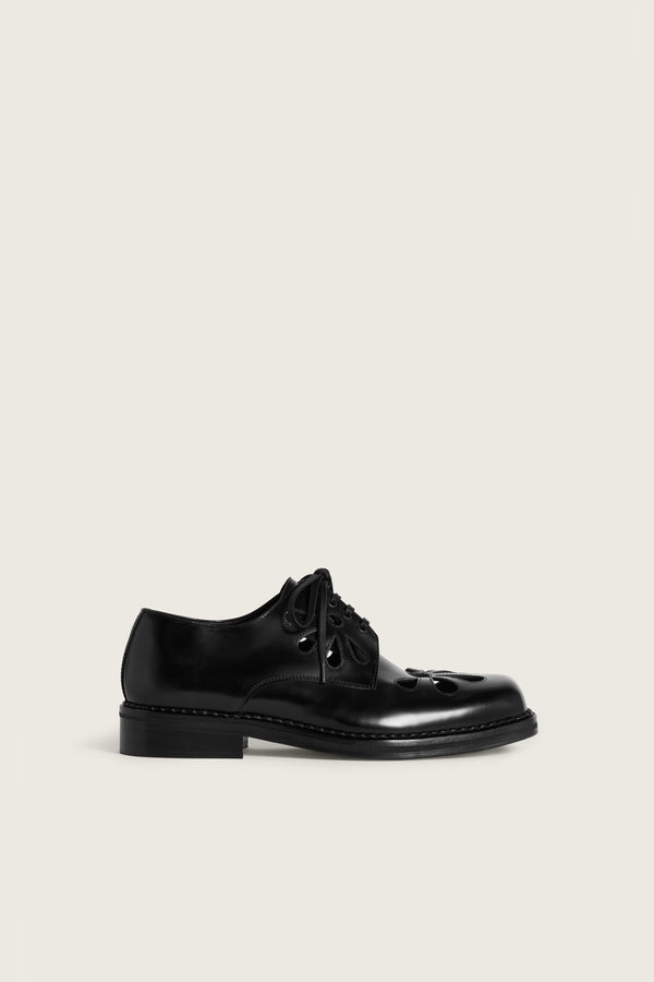 simone rocha Daisy Cutout Square Toe Brogue