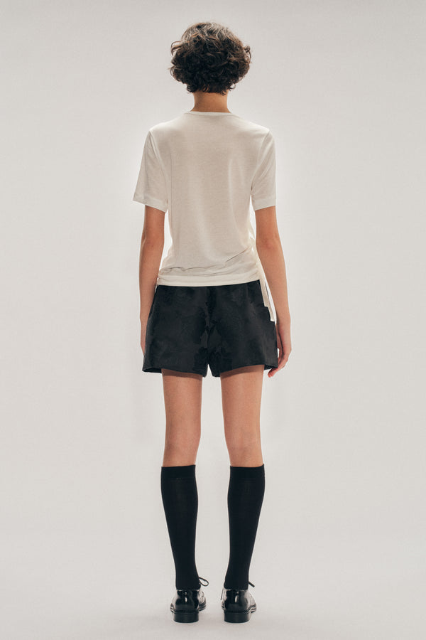 Simone Rocha Elasticated Rose Shorts